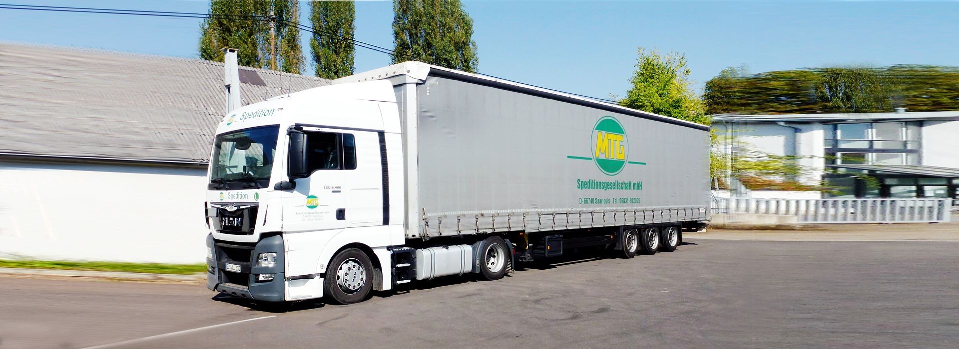 MTG Spedition GmbH – Nationale und internationale Transportlösungen.